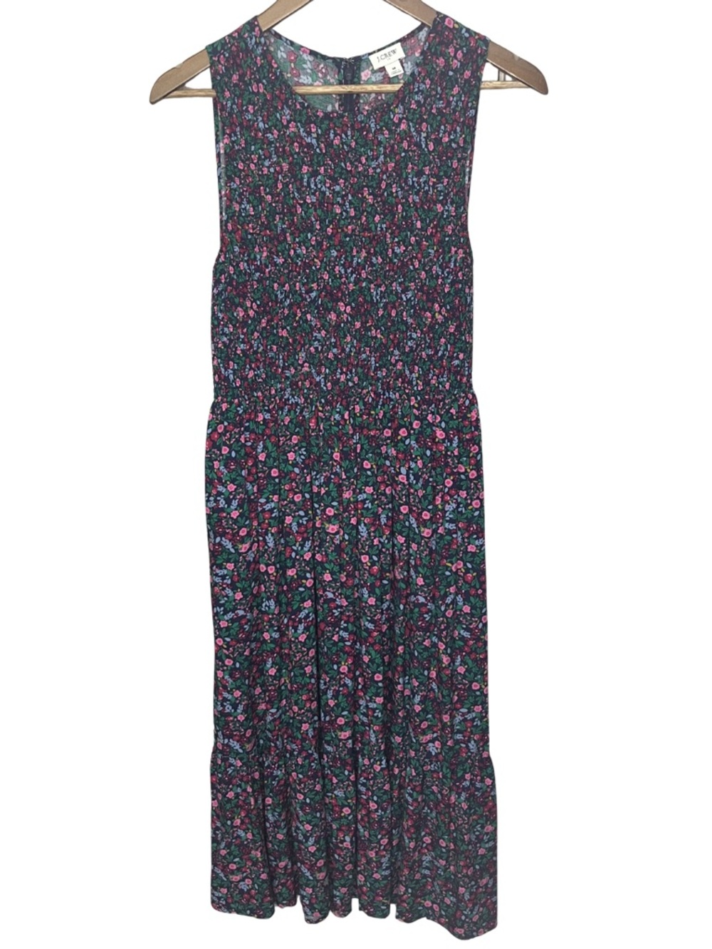 J. Crew Dress Floral Sleeveless Maxi in Multicolor, Boho, Cottagecore, Medium